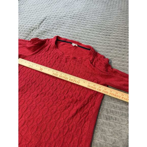 Nautica Adult Extra Large Red Pullover Knit - Picture 3 of 5